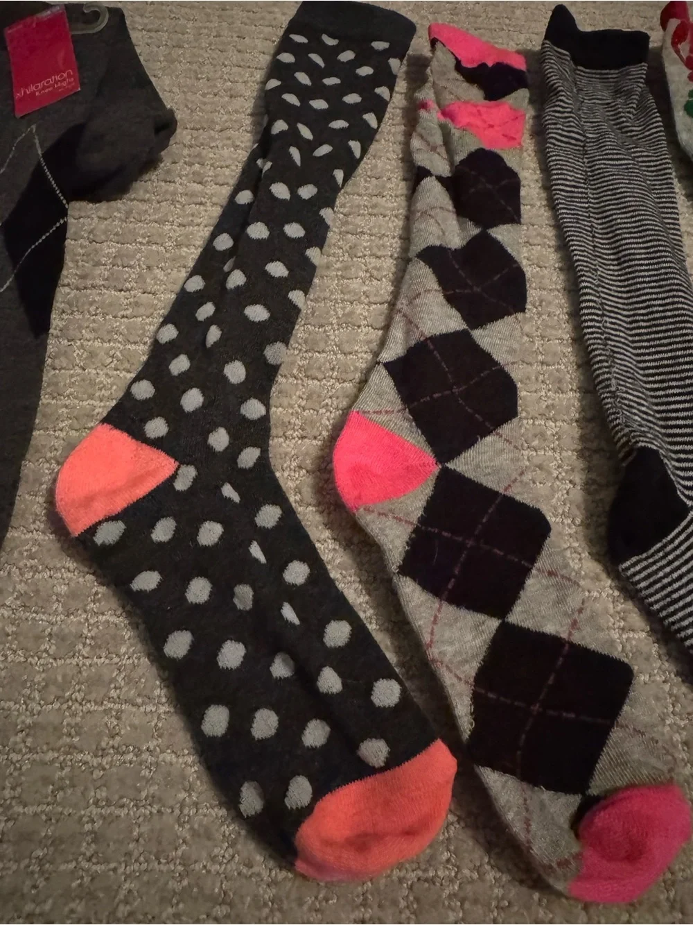 6 pair of women’s knee high socks